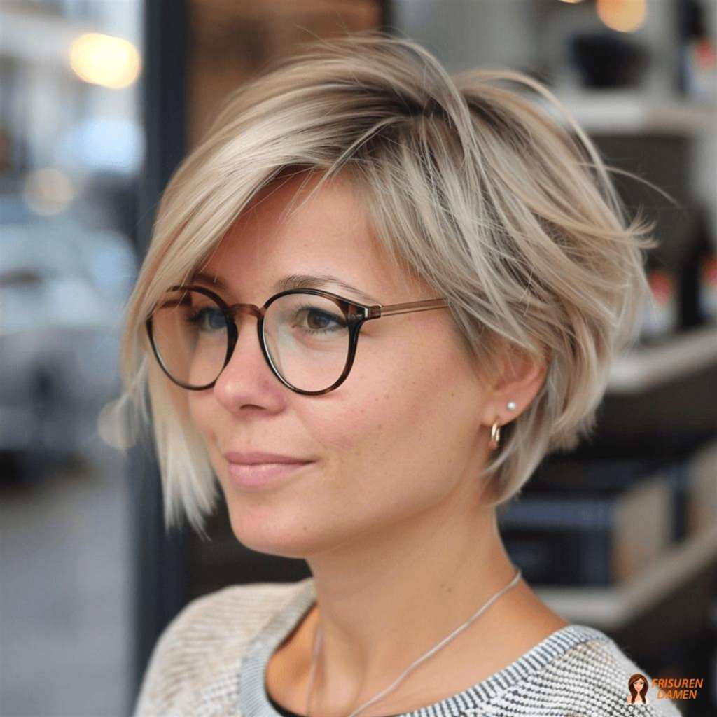 Jugendlicher Bob in sanften Tönen für Frauen ab 60