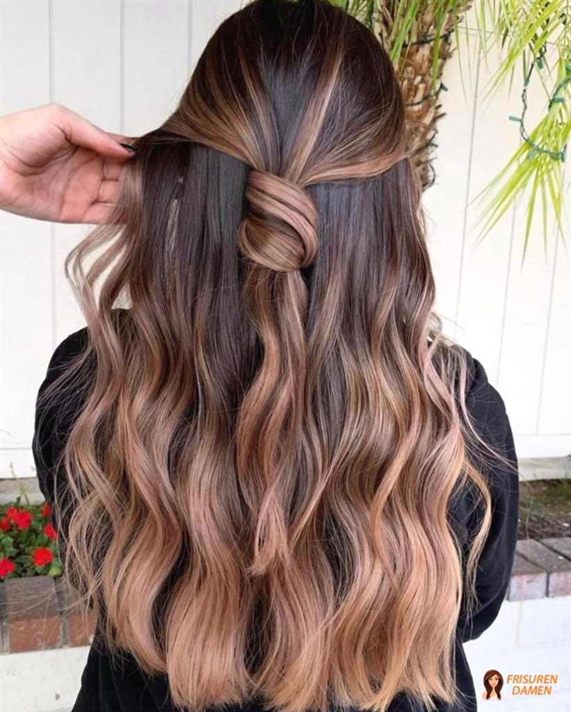 Karamell Strähnen im Schokoladenbraun – Trend 2026