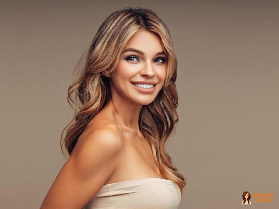 Karamellblond – warmer Blondton mit Tiefe