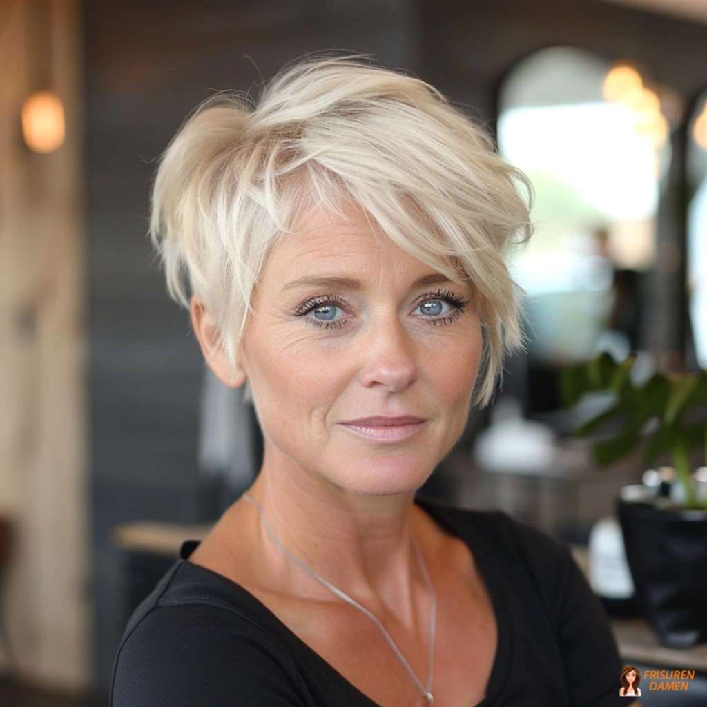 Klassisch-eleganter Pixie Cut ab 60 mit zeitloser Form