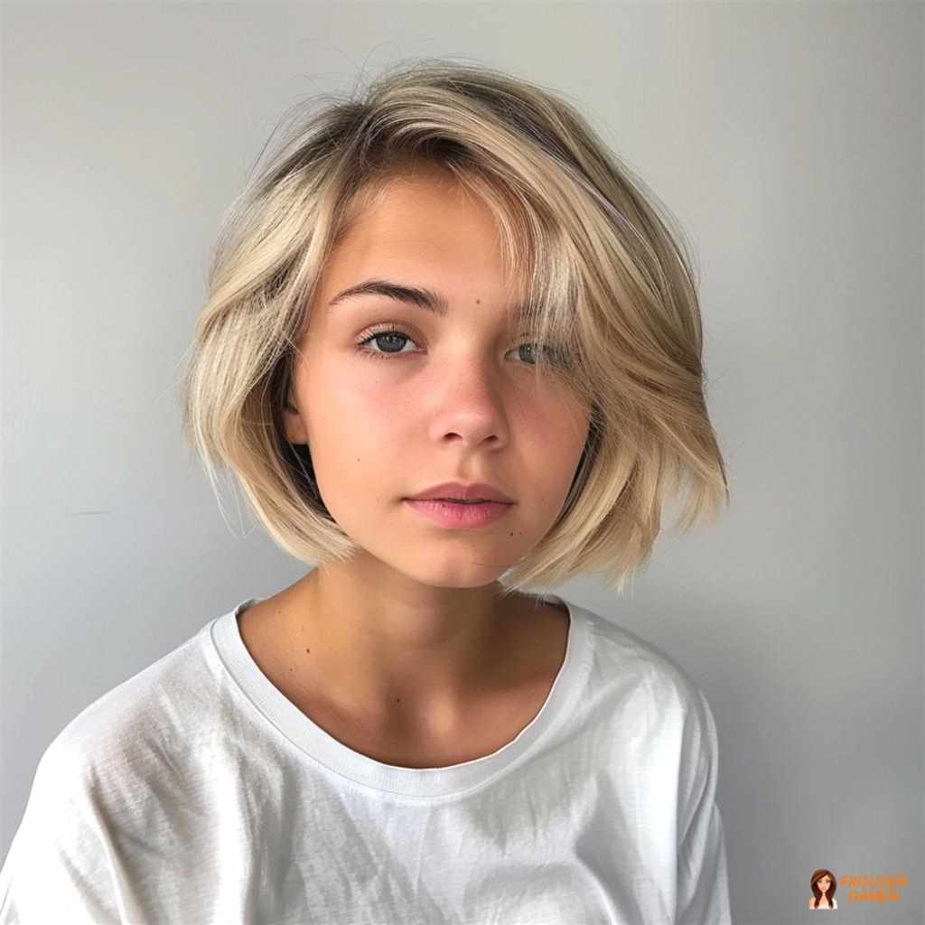 Klassisch-eleganter Stufenbob mit sauberer Kontur und stilvoller Silhouette