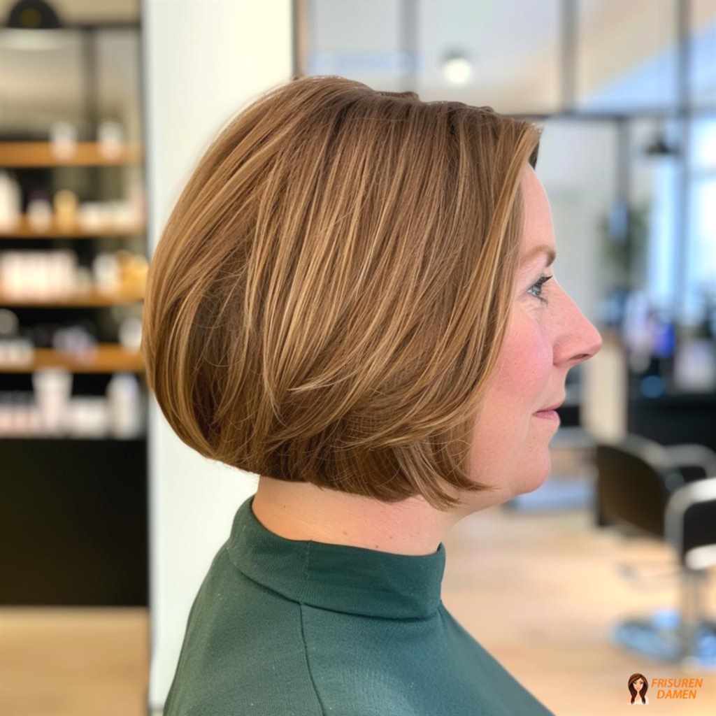 A-Linien-Bob mit längerer Frontpartie und definierter Form