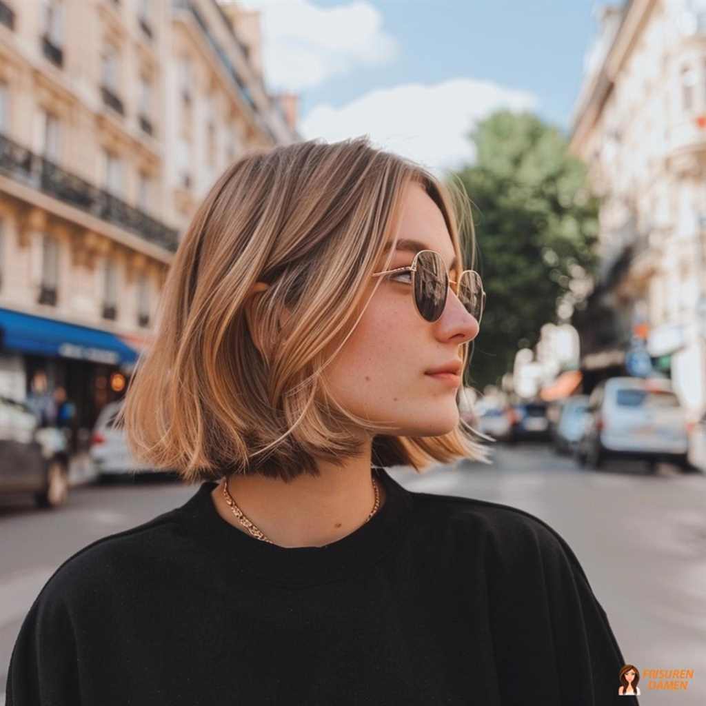 Klassischer Blunt Bob für Frauen ab 30, klare Kante mit edler Wirkung