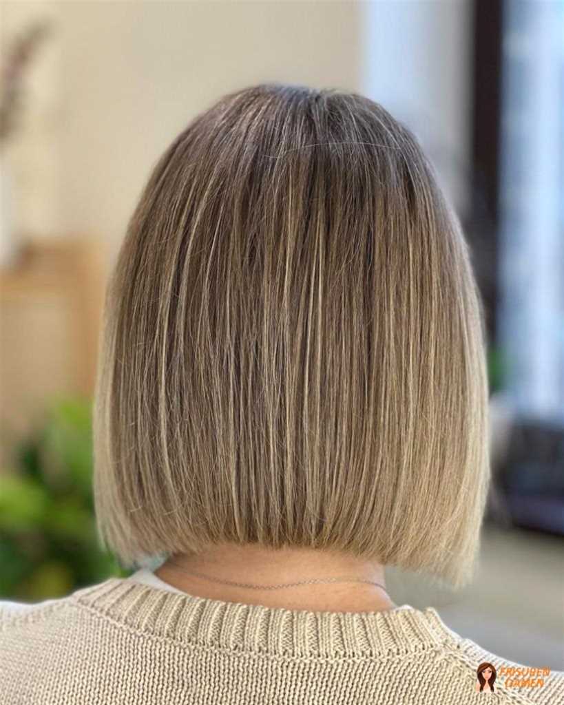 Klassischer Bob mit Textur für dünnes Haar