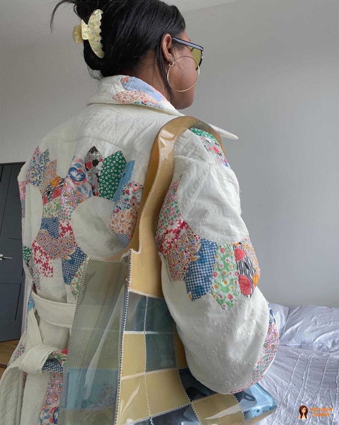 Klassischer Dutt mit Haarspange