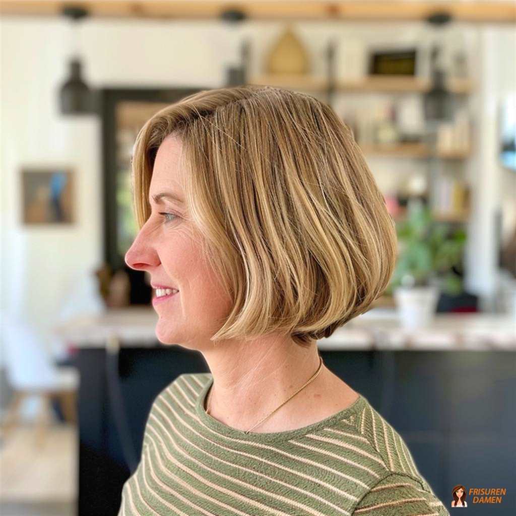 Kinnlanger Bob für Frauen ab 50 mit feinem Haar, harmonischer Rahmen und voller wirkende Kontur