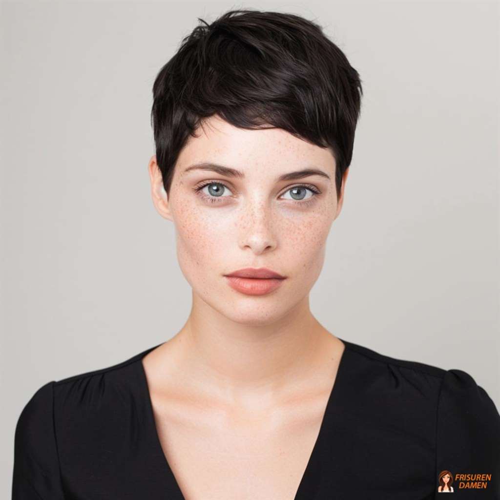 Klassischer kurzer Pixie Cut für Damen – pflegeleicht, klar und modern
