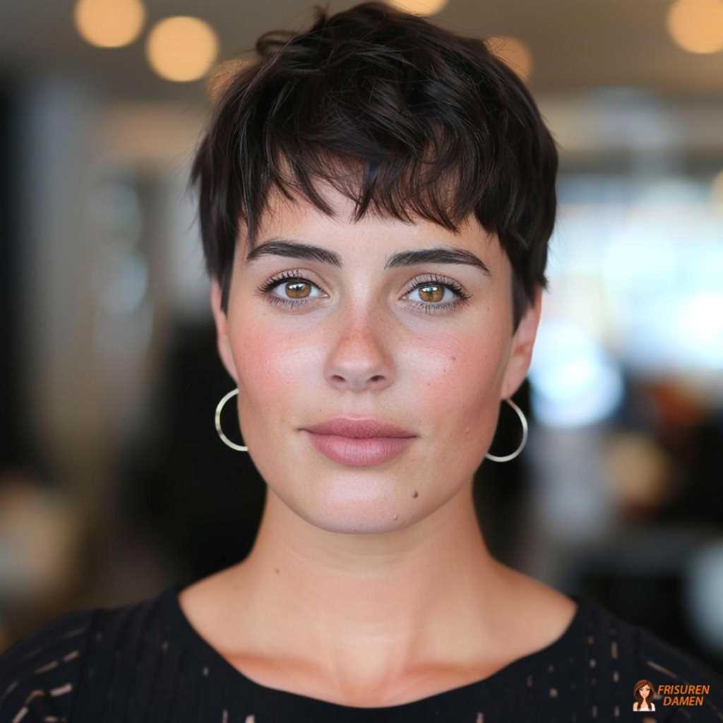 Klassischer Pixie für Frauen mit strukturierter Oberfläche, mehr Halt und natürlichem Volumen