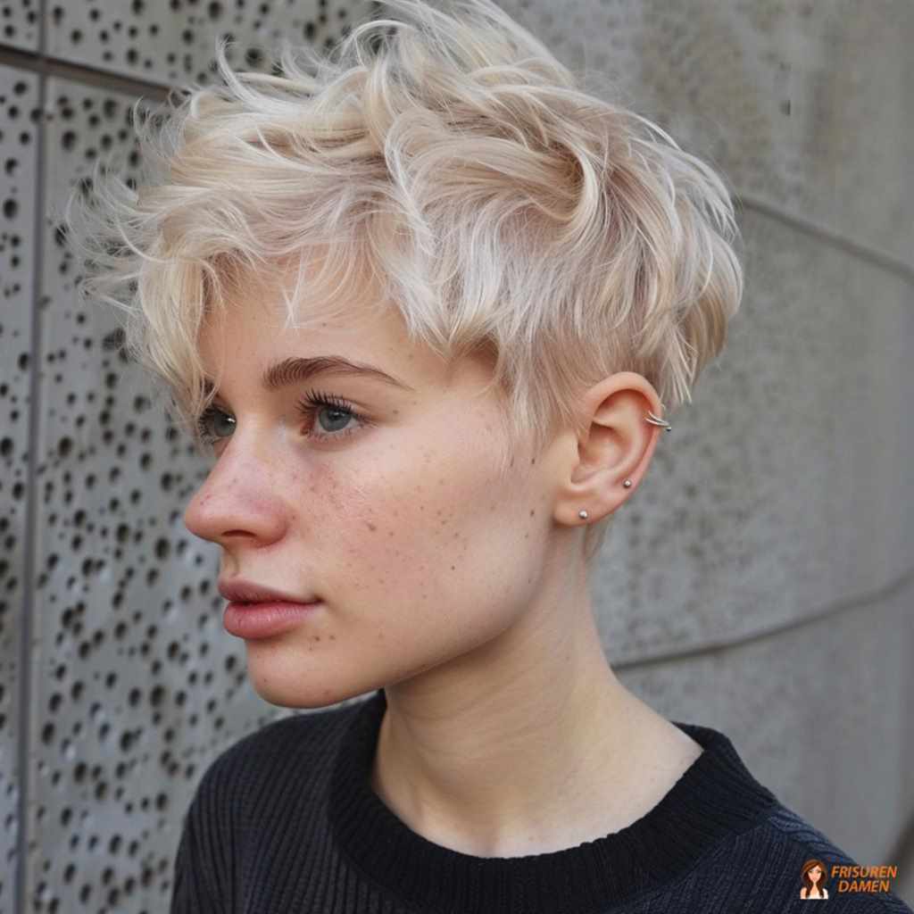 Kurz und frech Pixie Cut für feines Haar