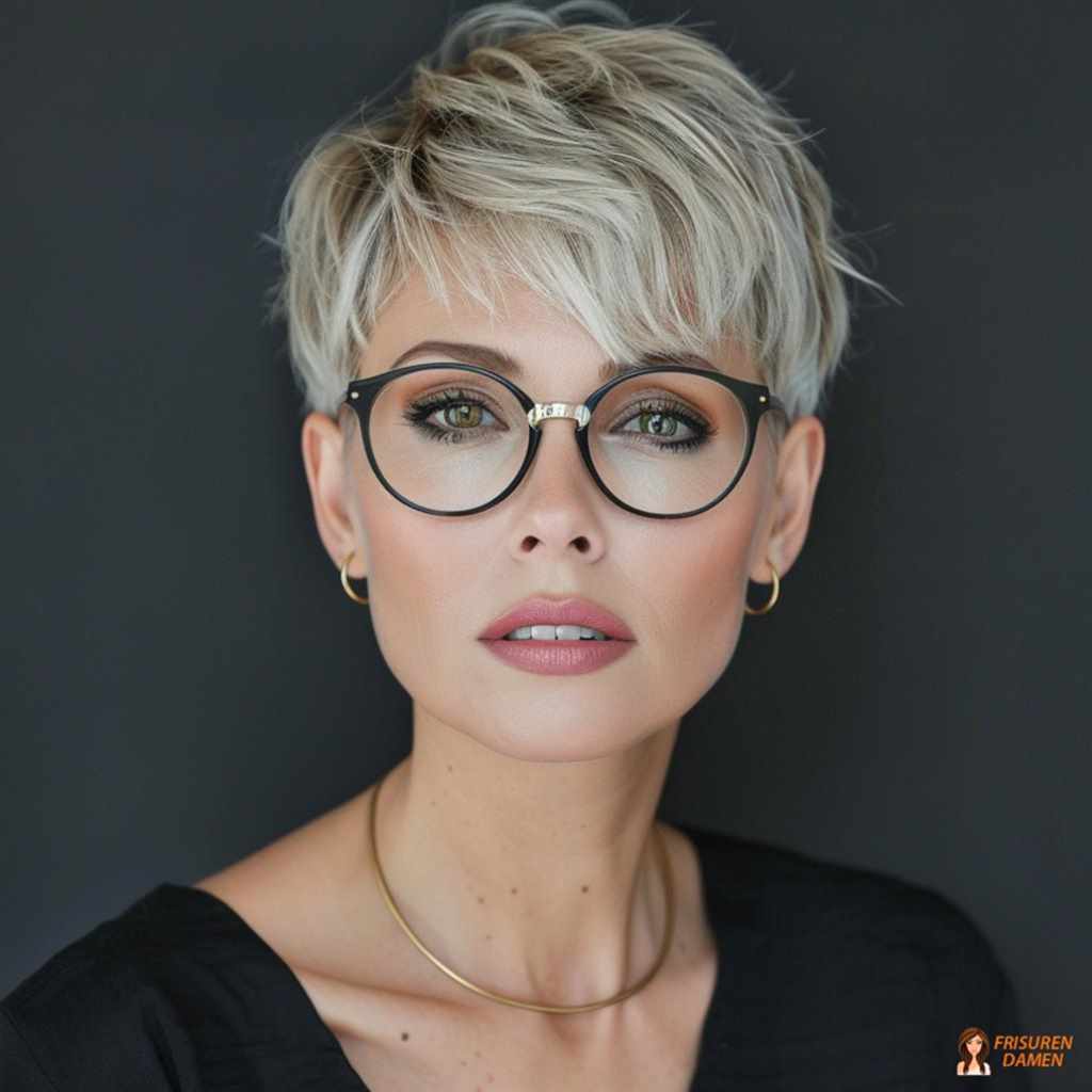 Kurz und kühn für Frauen ab 70 als selbstbewusster Look mit leichter Textur
