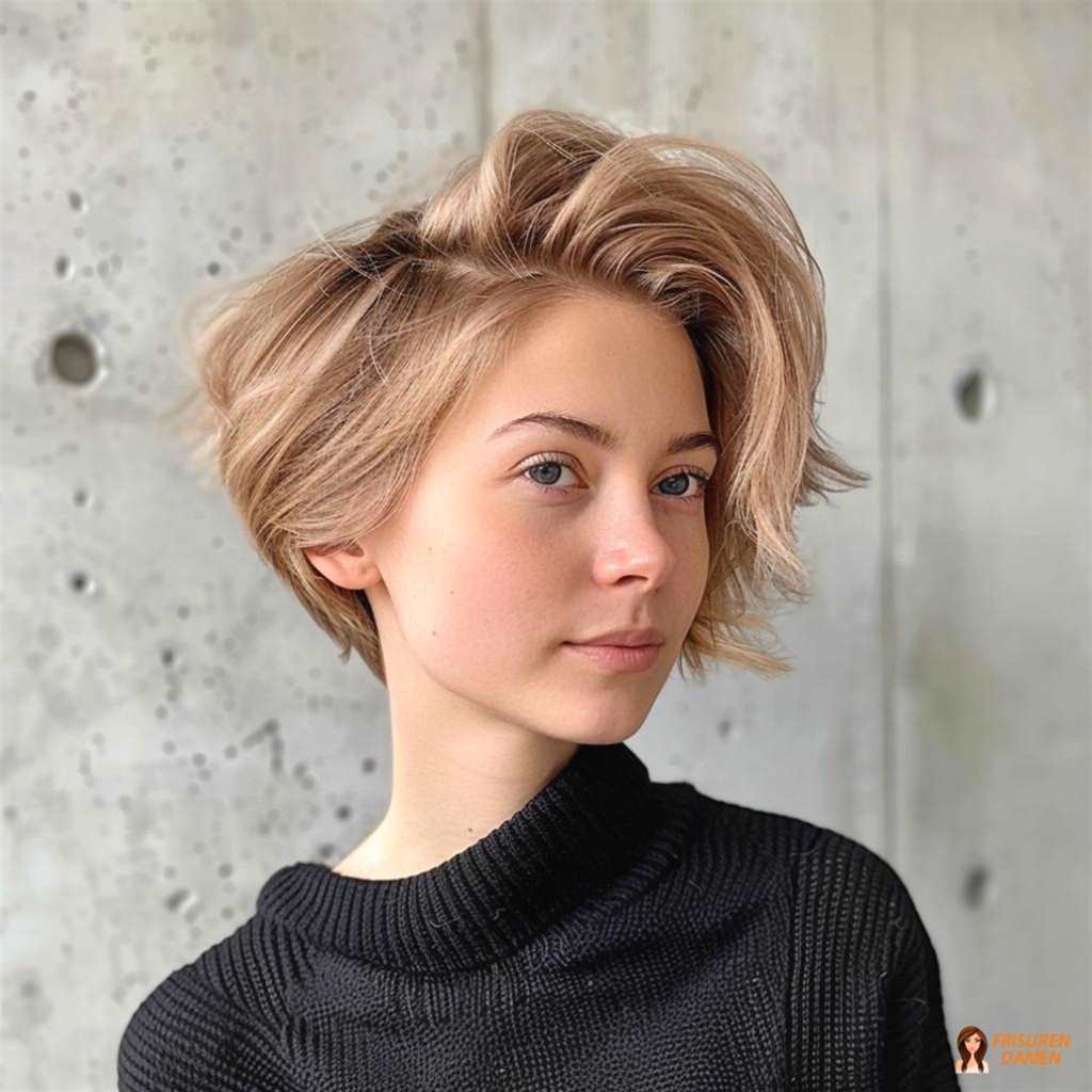 Lässig kurzer Bob für feines Haar