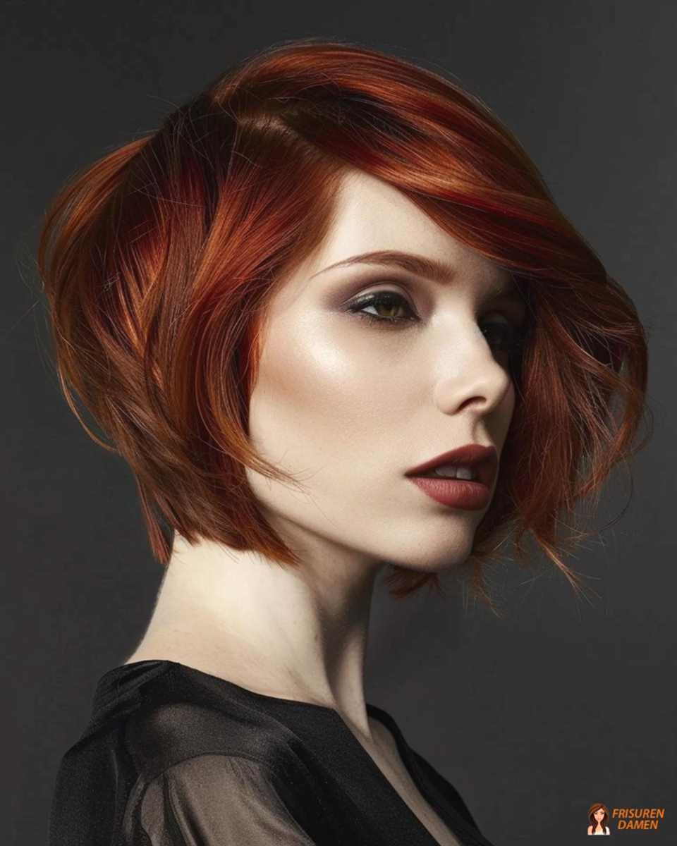 Lässige blonde Wellen im Bob für Frauen mit weichem, modernem Finish