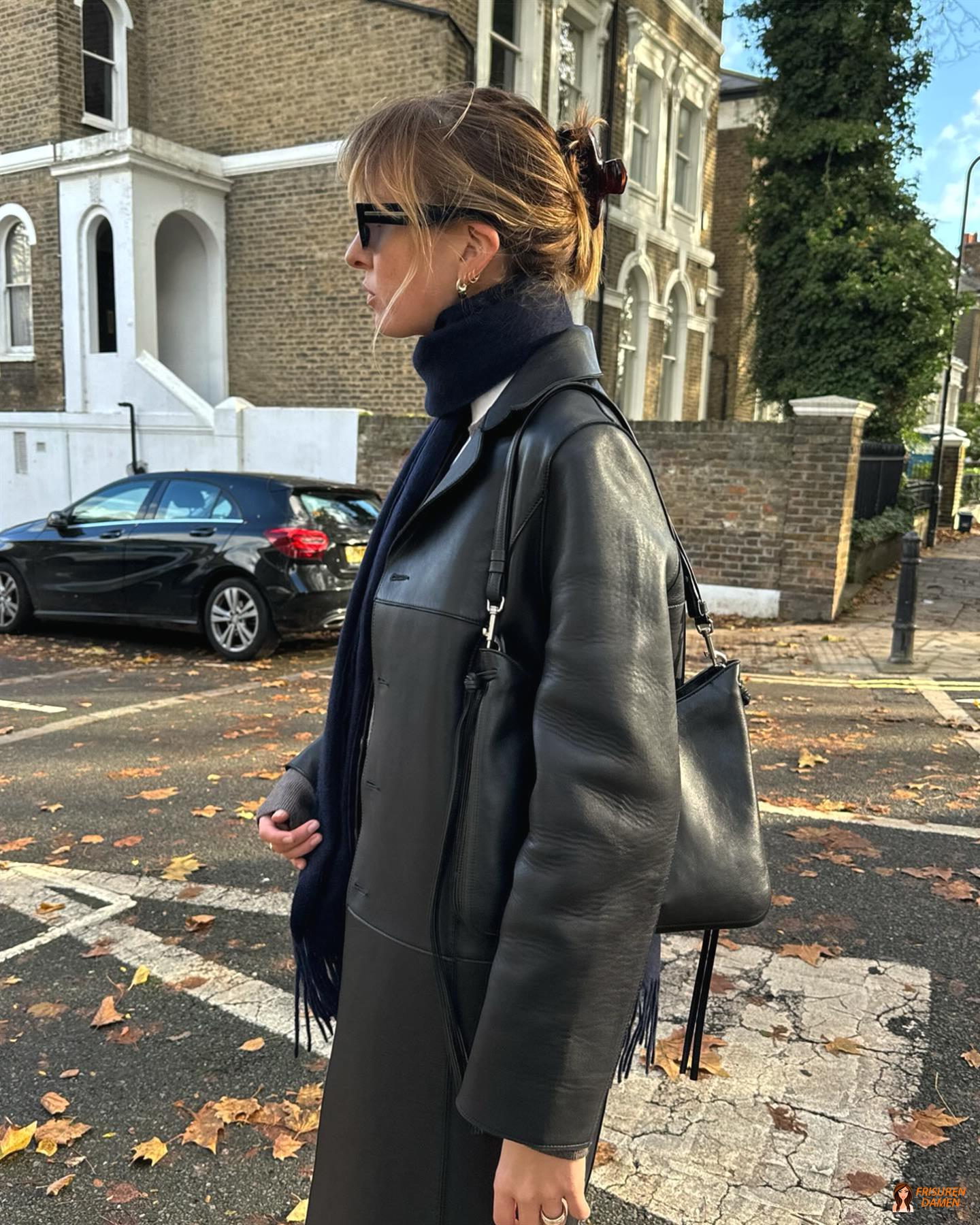 Lässige Haarspange Frisur