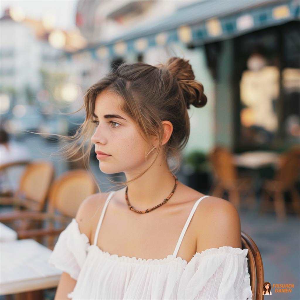 Lässiger Hochstecklook für Frauen ab 30, entspannter Stil mit elegantem Effekt