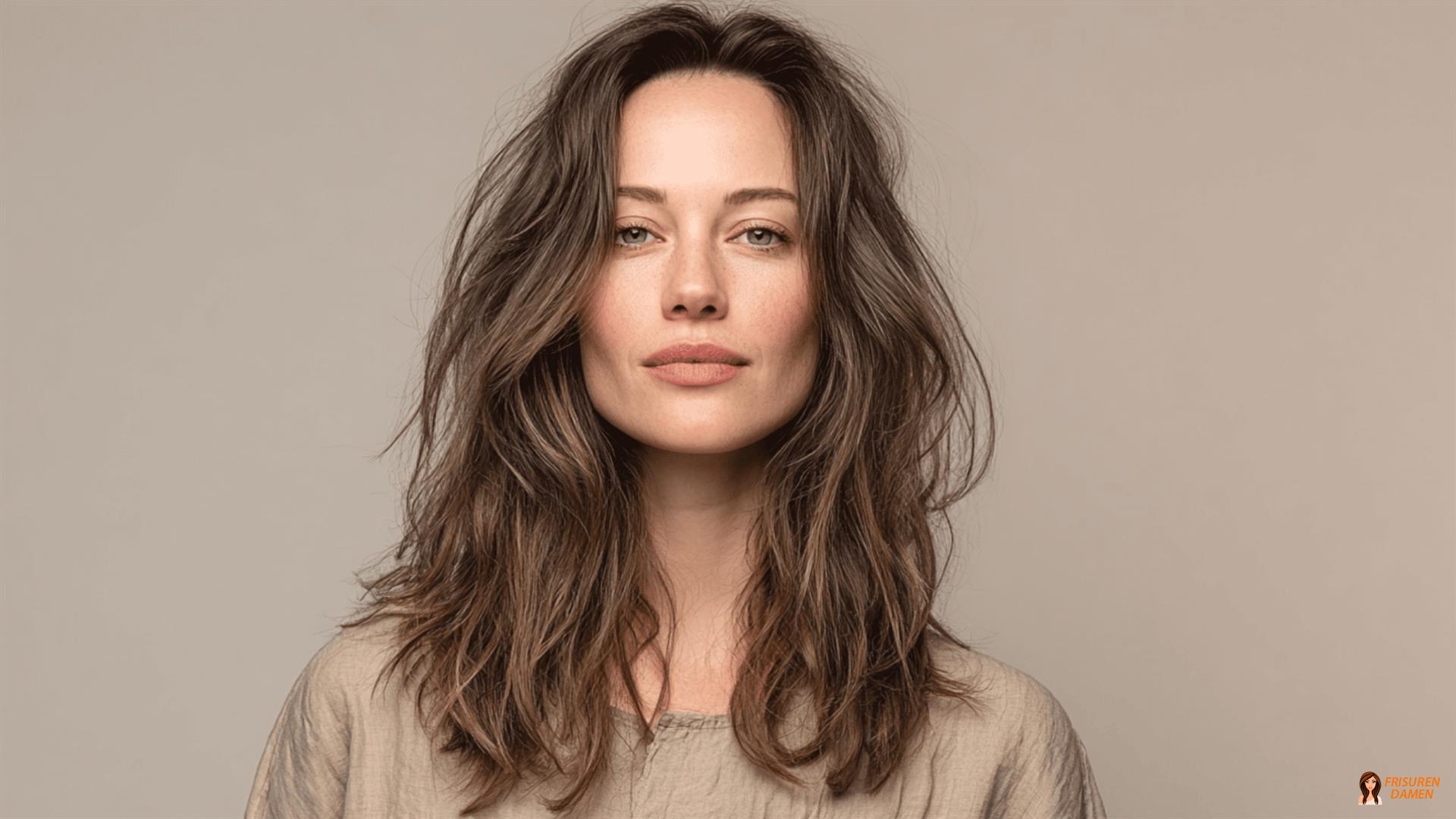 Lässiger Midi-Stufenschnitt