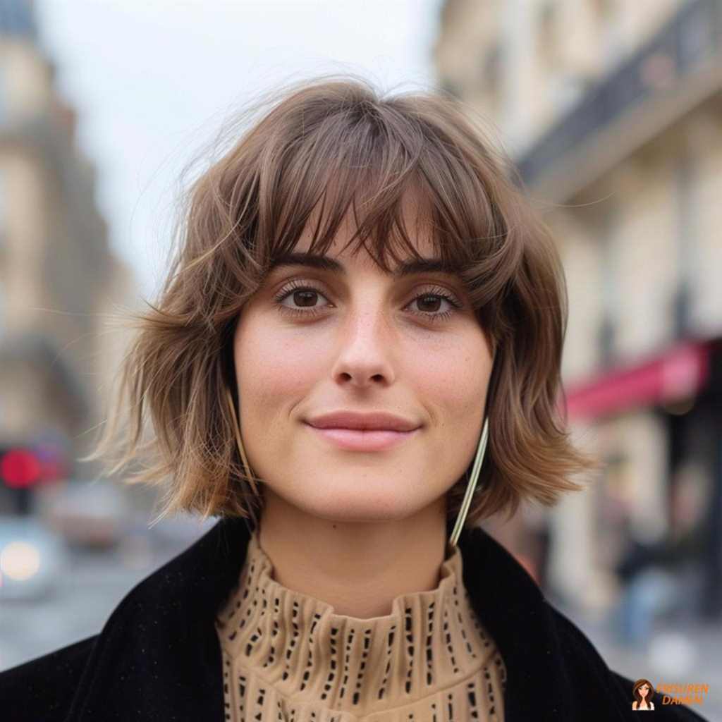 Lässiger Stufen-Bob für Damen, modern und unkompliziert