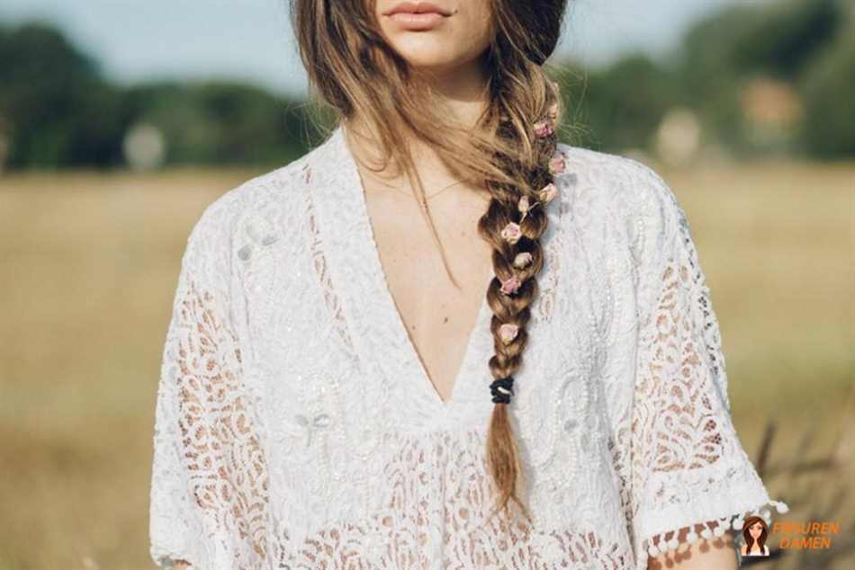 Landhausfrisuren für Mädchen mit langem Haar