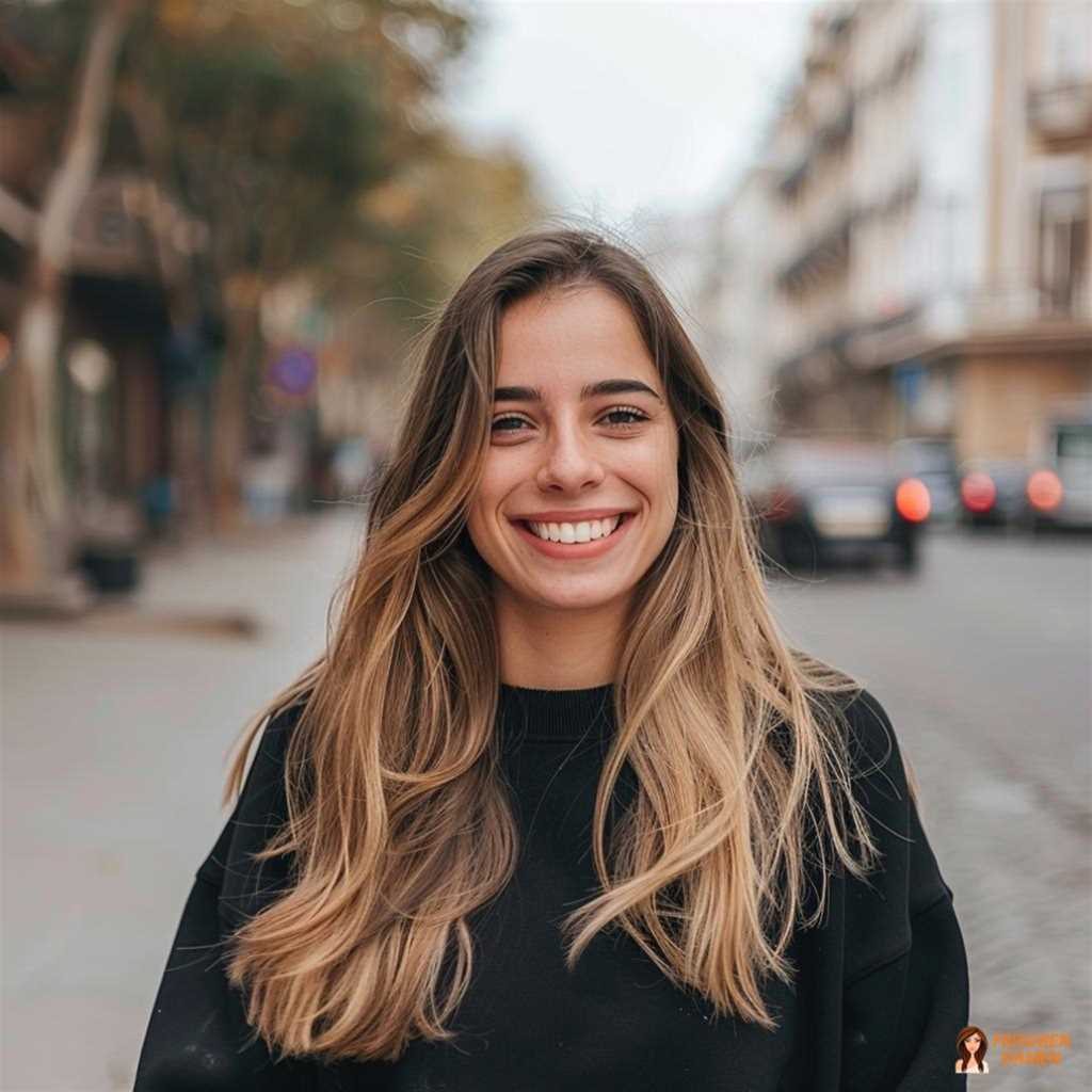 Lang und natürlich – zeitloser Damenlook mit weicher Struktur und gesundem Finish