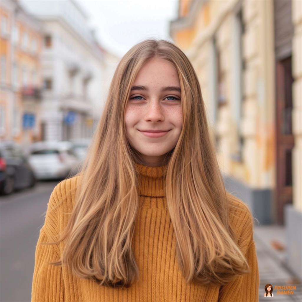 Lange natürliche Wellen für Damen – sanft, feminin und zeitlos elegant