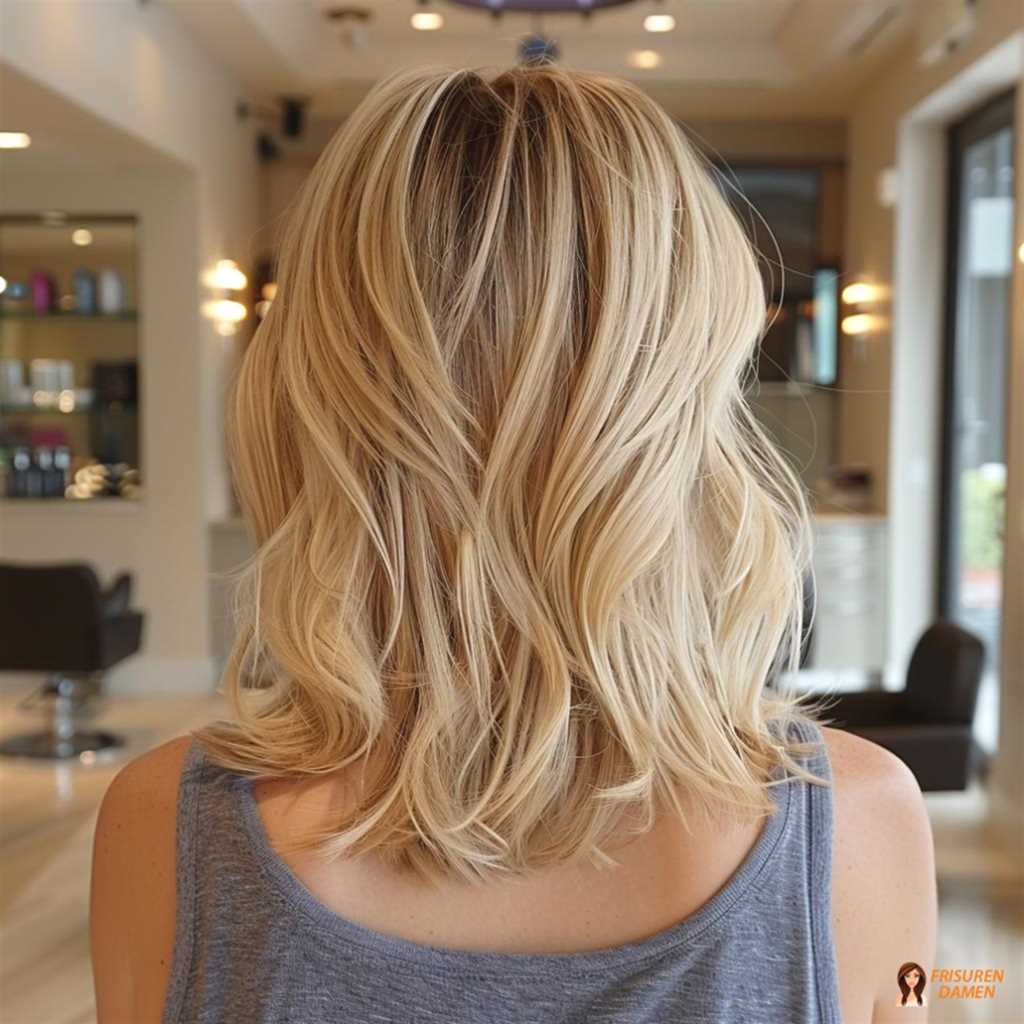 Layered Waves in Blond 2026 für Damen mit mehr Dimension und weichem Volumen