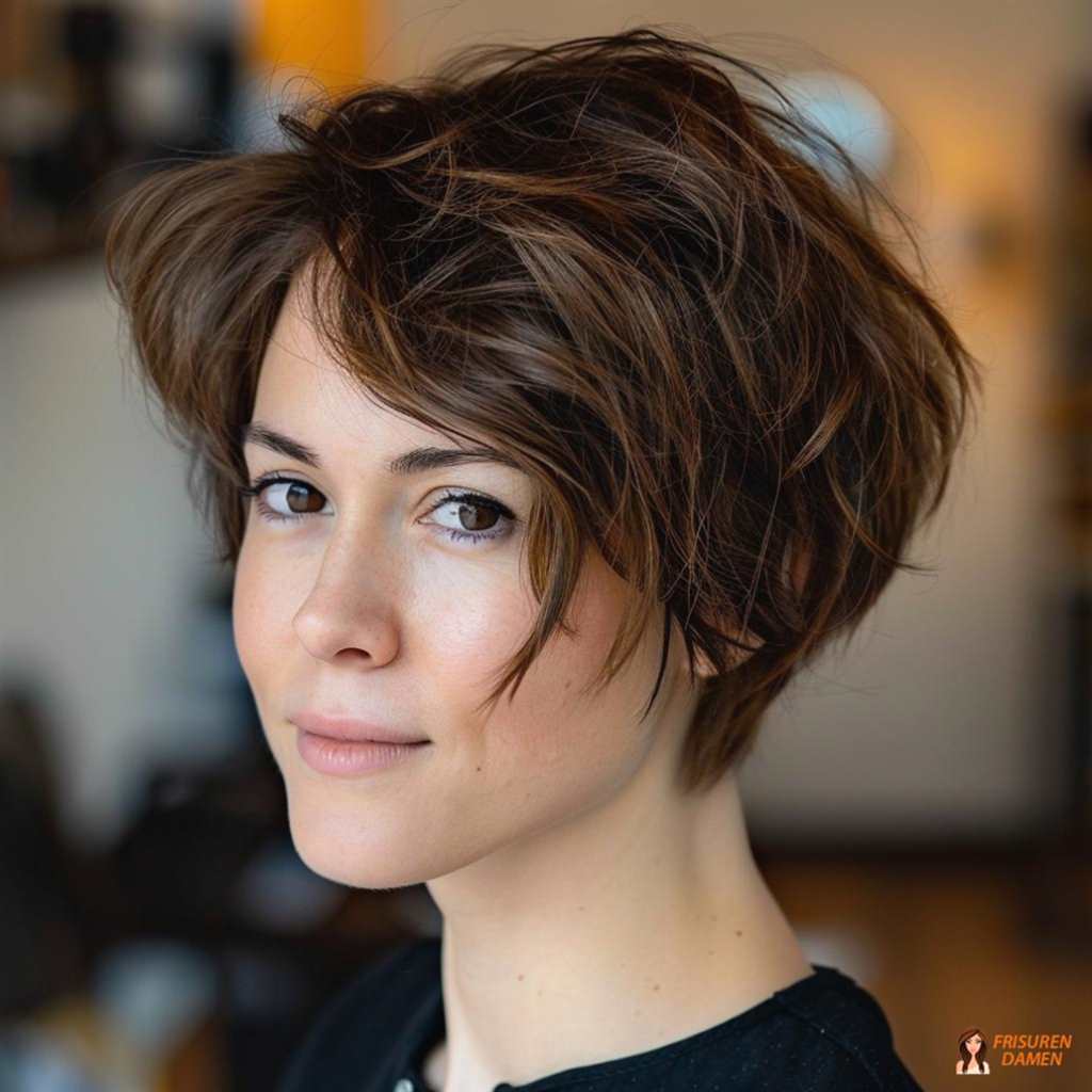 Lebendige Stufen im Bob für Frauen ab 60