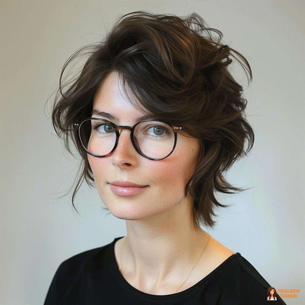 Leichter Wuschel-Look ab 60 mit natürlicher Textur, der graues Haar weich und elegant wirken lässt