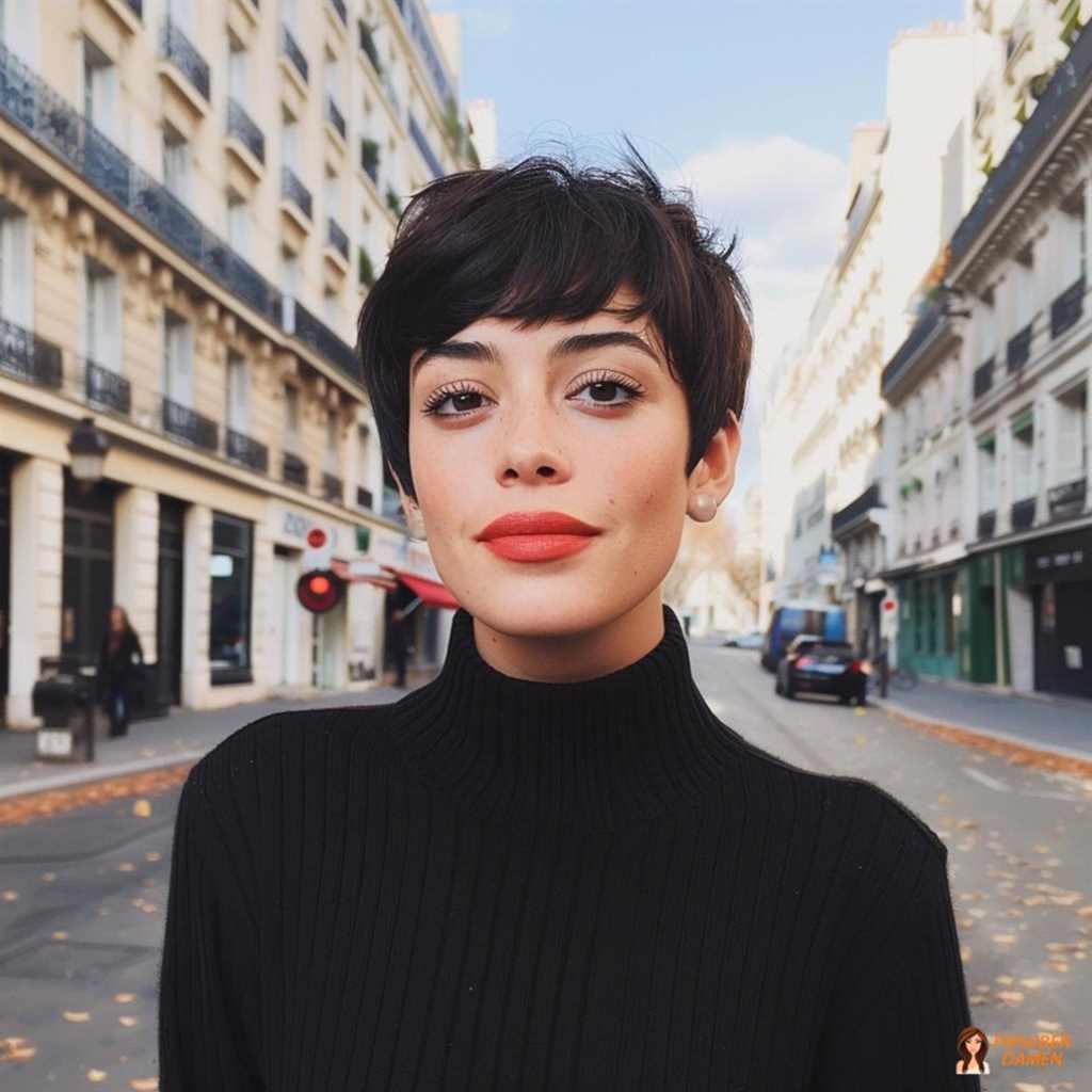 Neugier weckendes Inspirationsbild für Damenfrisuren