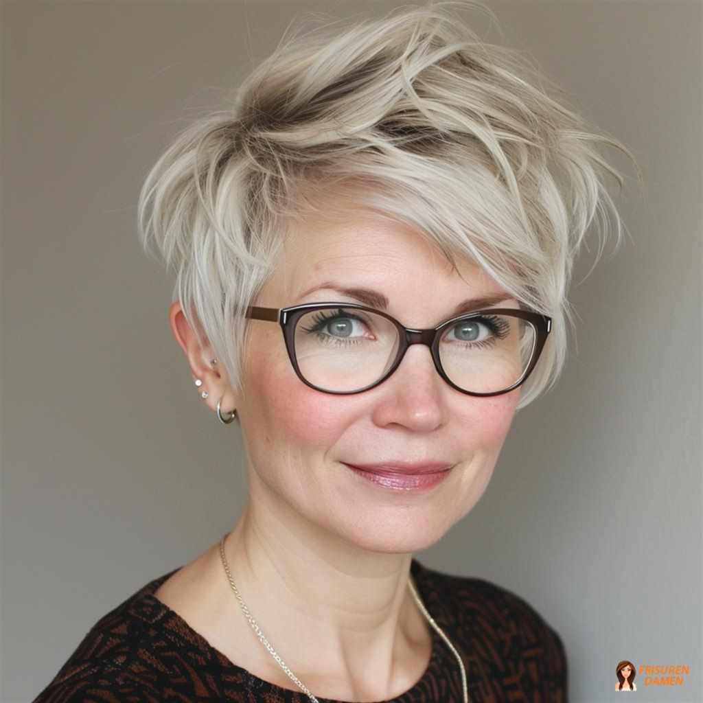 Mehr Stylingideen: Pixie, Bob und Wellen für Frauen mit Brille