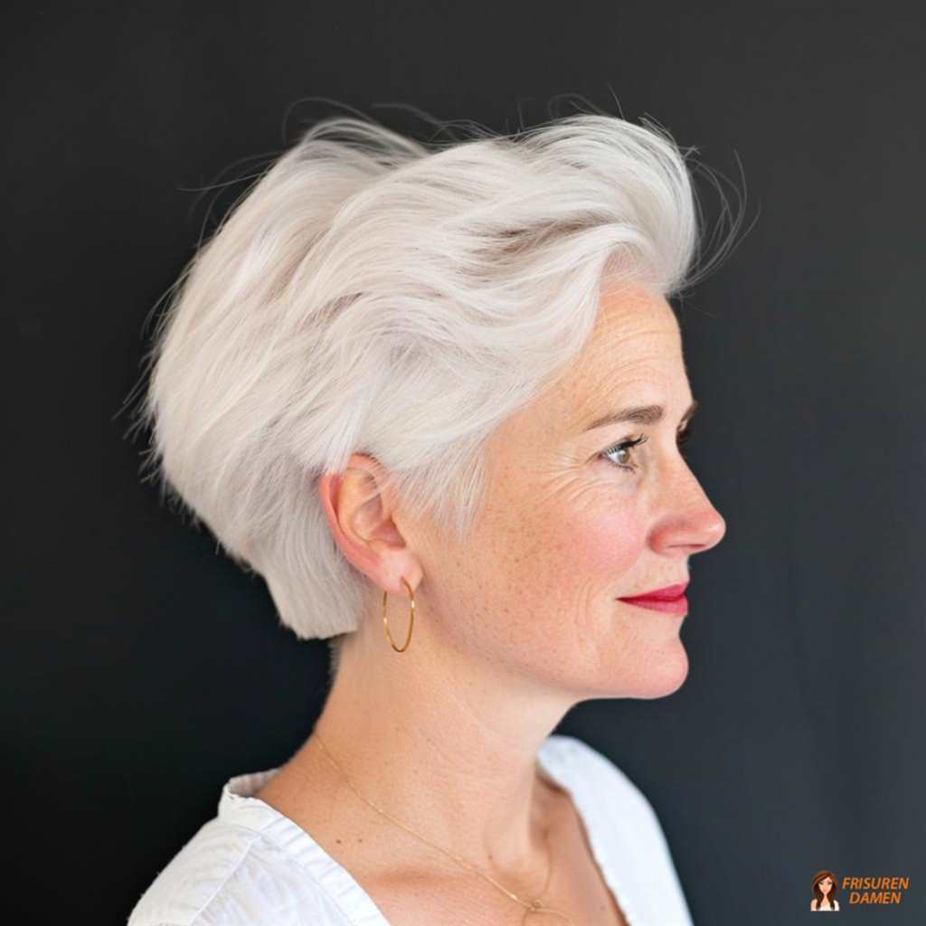 Lesen Sie auch Hinweisgrafik für pflegeleichte Kurzhaarfrisuren ab 60