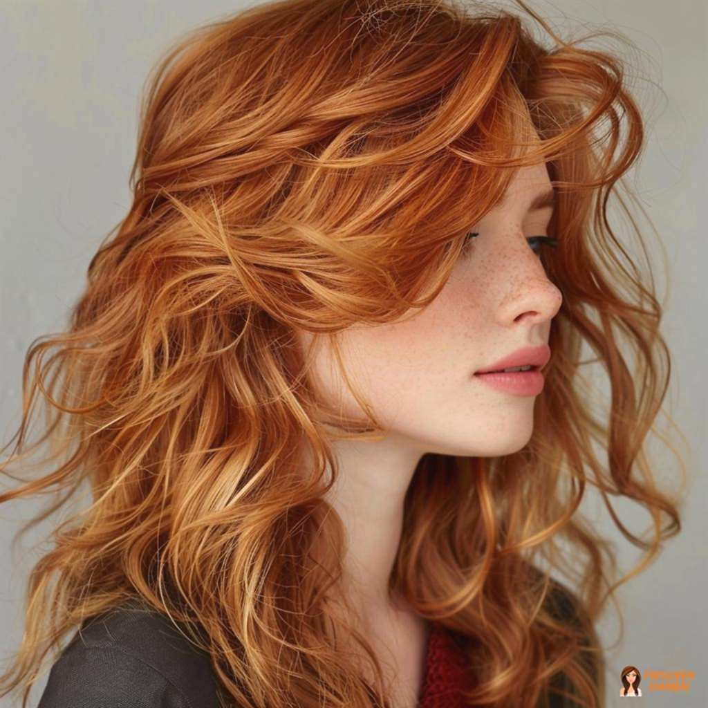 Lockenpracht mit verspielten Stufen für Frauen