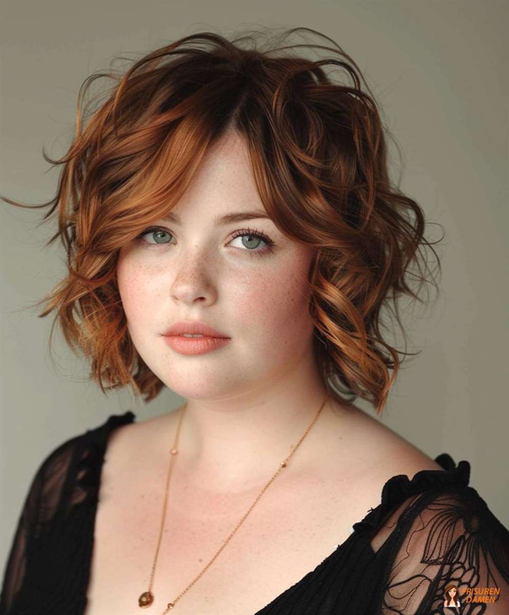 Lockerer Updo mit Face-Framing-Strähnen für rundes Gesicht