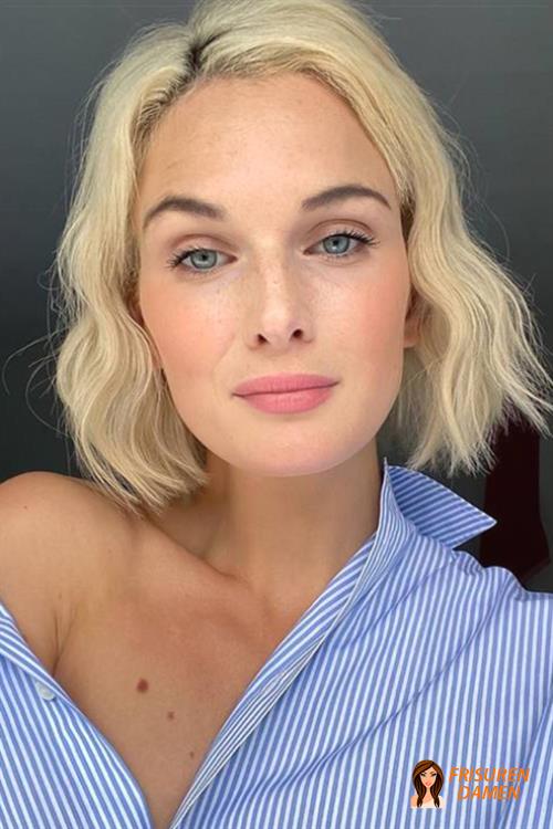 Lockerer, welliger Bob