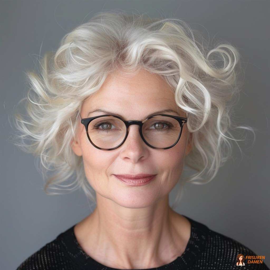 Leichte Locken für Frauen ab 70 mit sanfter Struktur und frischem Ausdruck