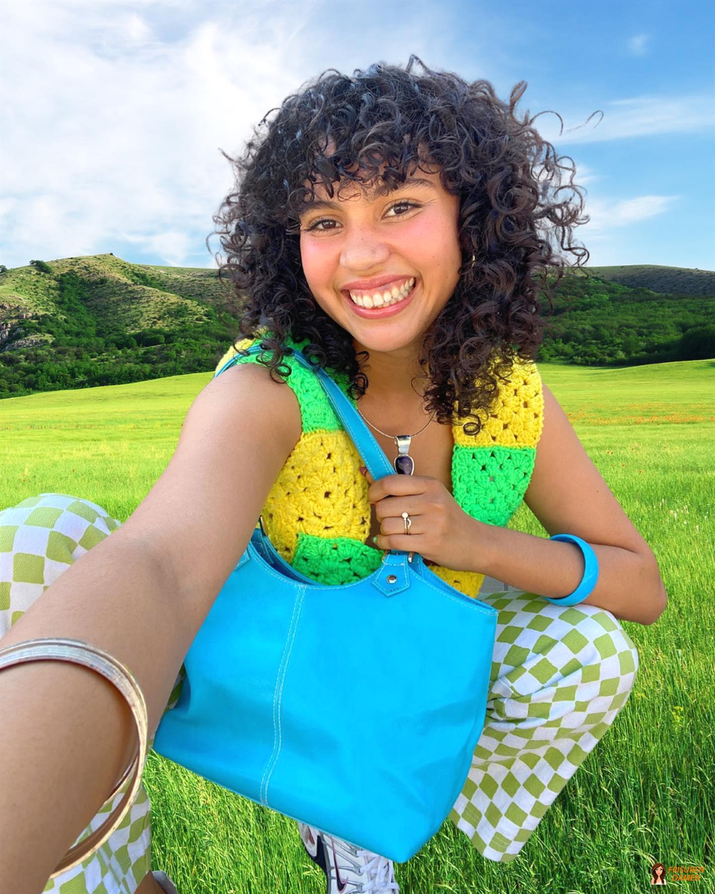 Lockiger Shag für Frauen