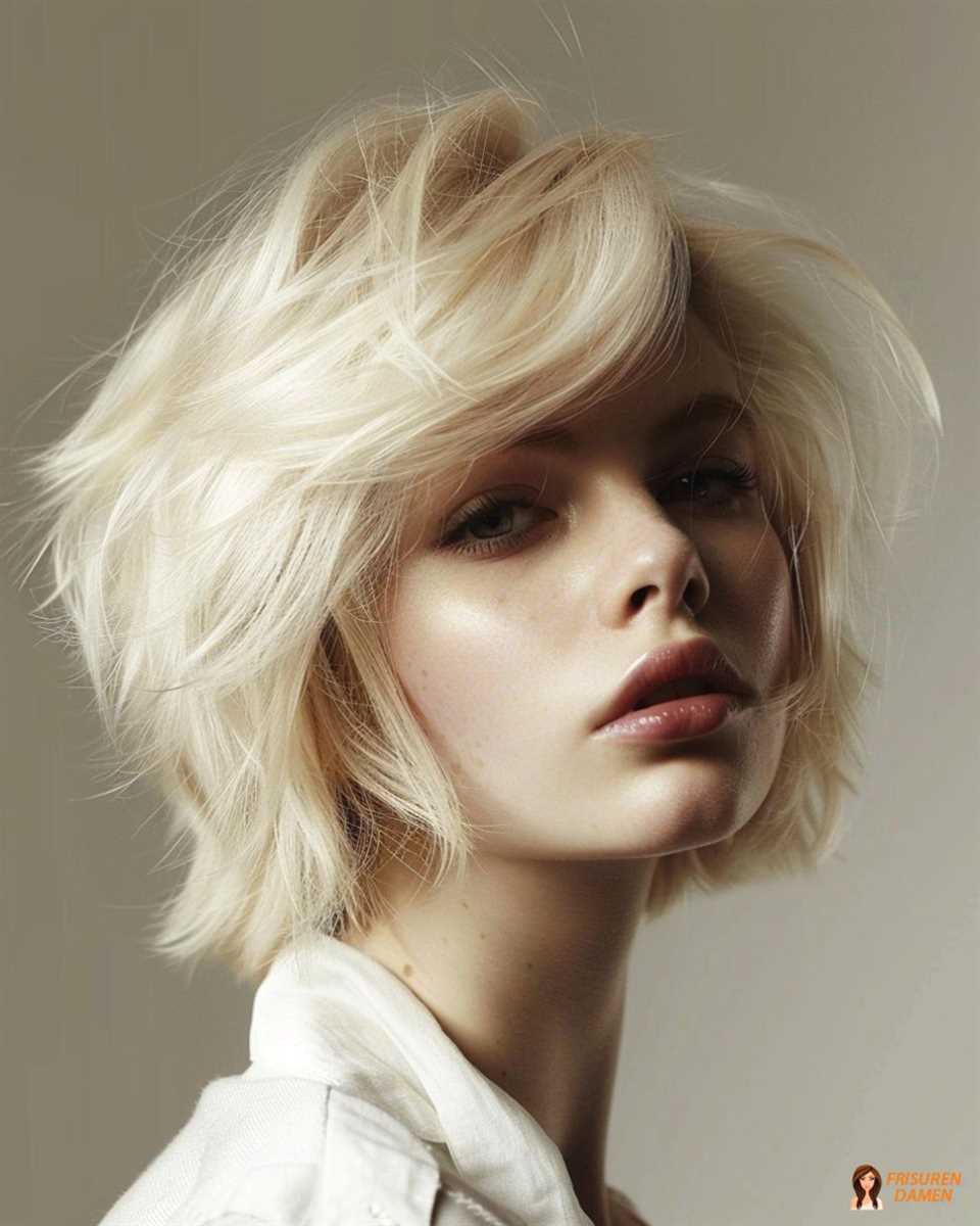 Luftig lockerer blonder Bob für Frauen mit leichter, weicher Textur