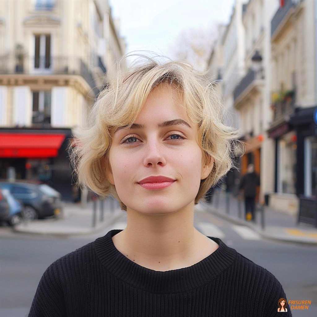 Luftiger Bob für Damen mit weichen Wellen und voluminösem Effekt