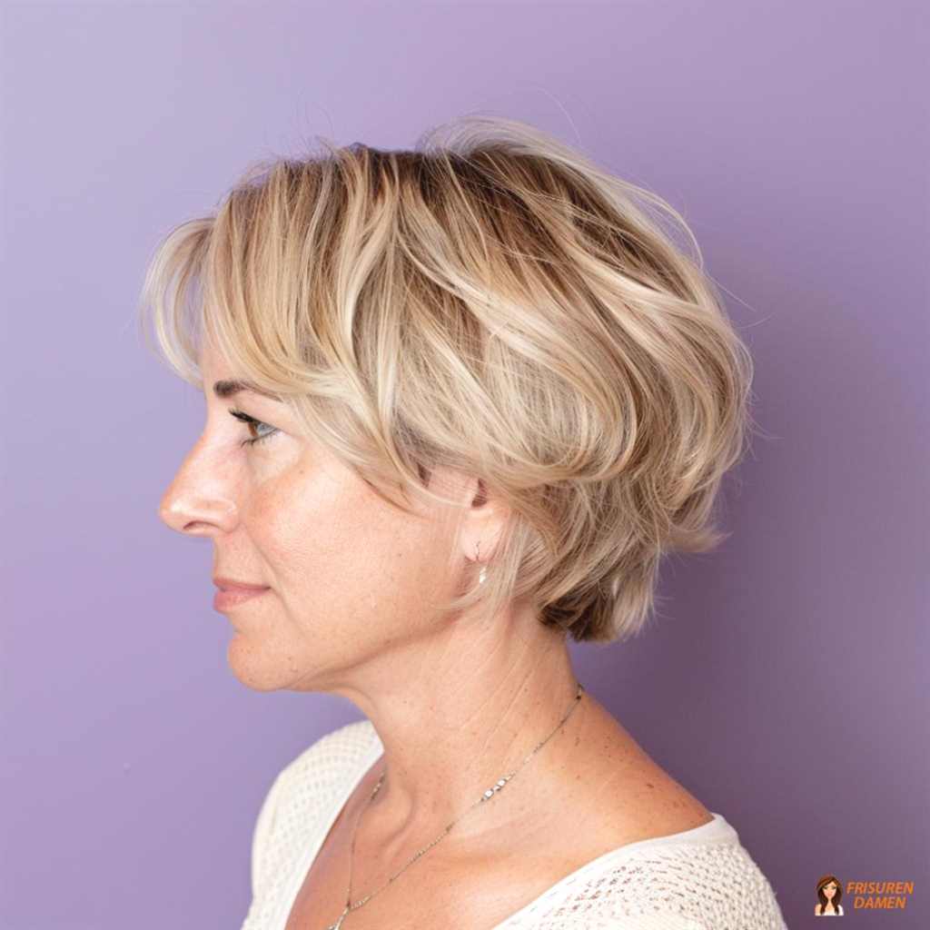Luftiger Kurzhaarschnitt für Damen, leicht und modern
