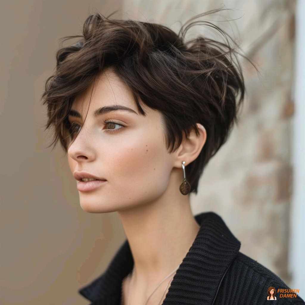Mittellange stufige Frisuren für einen frechen Look
