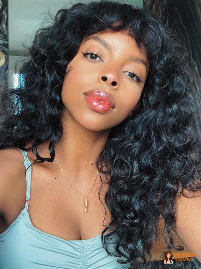 Romantischer Shag Look