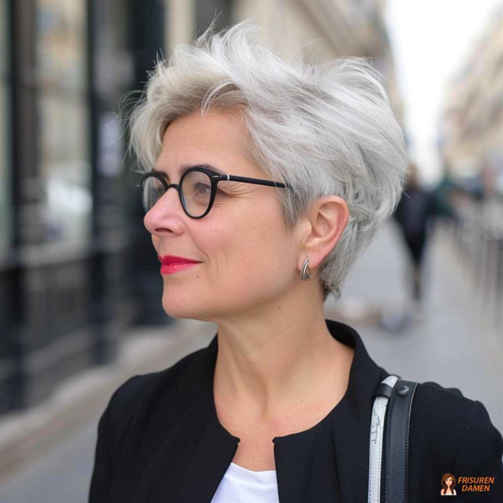 Moderne Wellenfrisur für Frauen ab 70 mit weichem Fall und natürlicher Bewegung