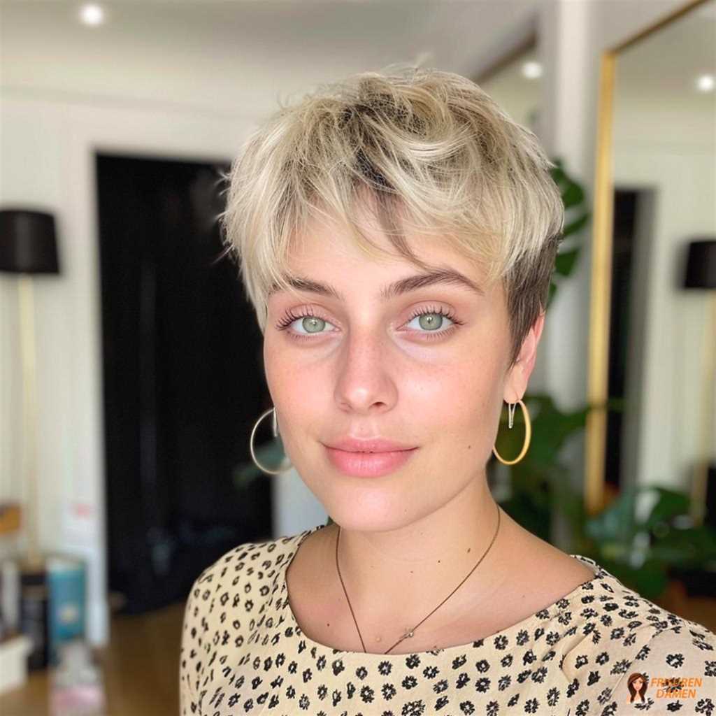 Moderner Pixie Cut mit leichter Textur und klarer, femininer Silhouette