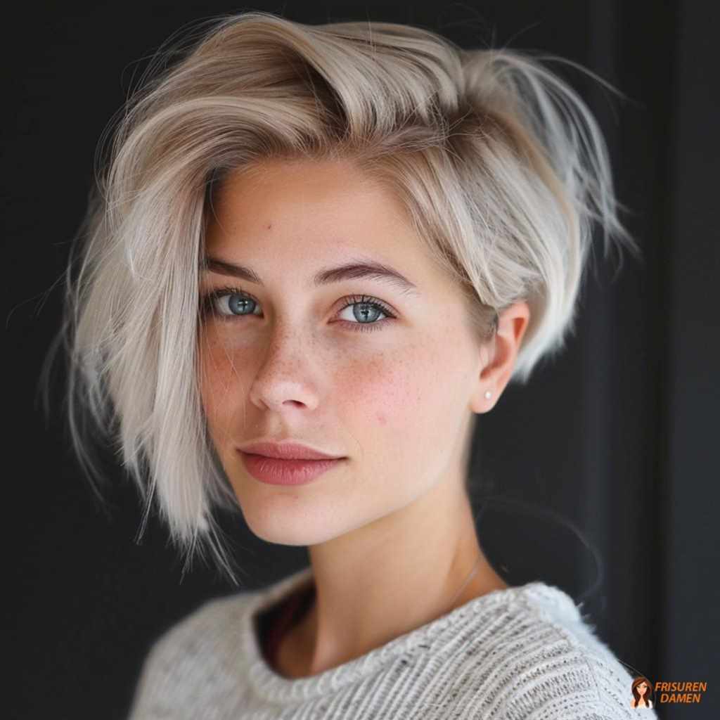 Moderner Pixie Cut für feines Haar
