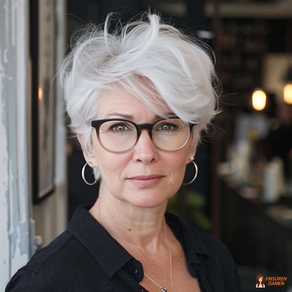 Frisuren ab 60 mit Brille: Ideen für Frauen 2026