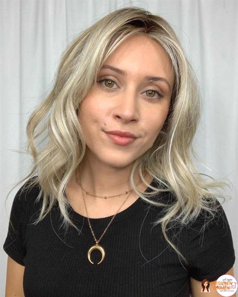 Natürliche, elegante Frisur für dünnes Haar mit weicher Form