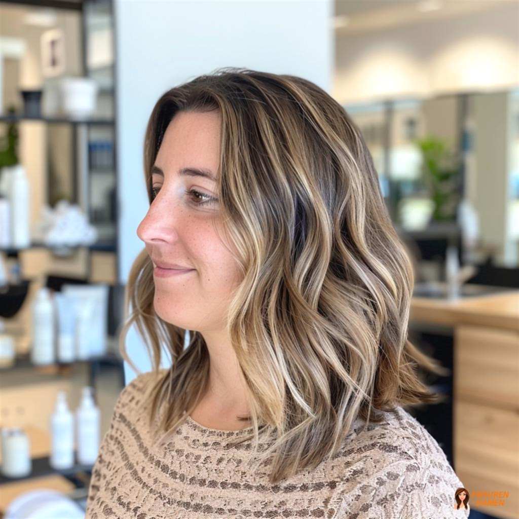 Natürliche Strähnen und Locken für Damen – mehr Tiefe und lebendiger Glanz