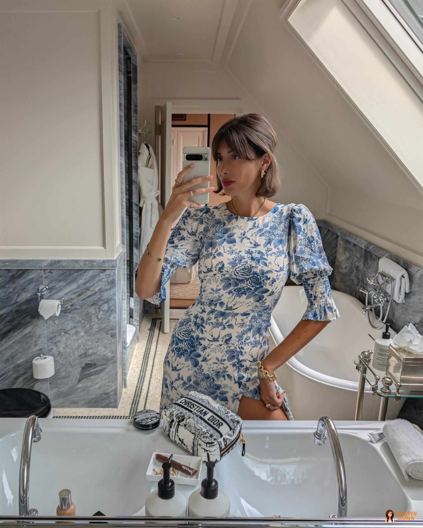 Natürliche Textur bei Sommerfrisuren für Frauen