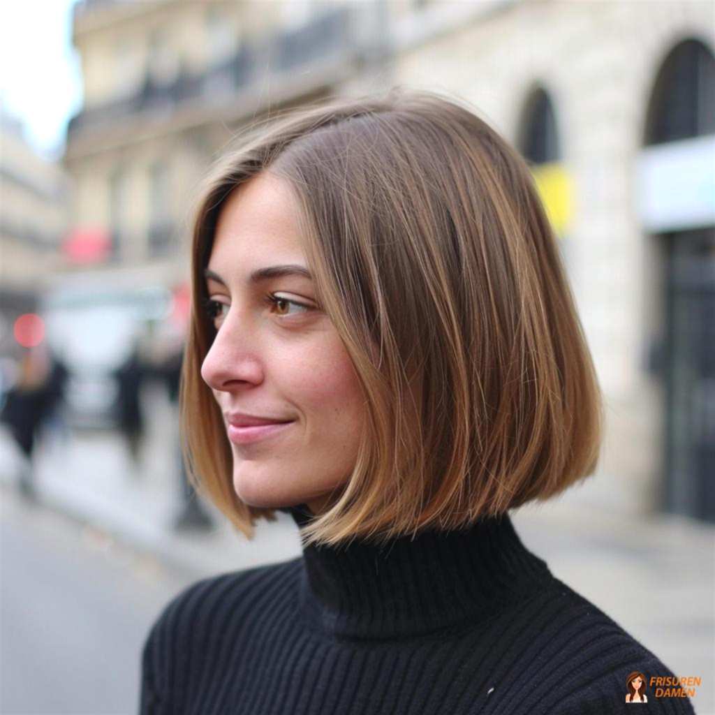 Natürlicher Bob mit leichter Welle für Frauen, weiche Textur mit frischem Alltags-Effekt