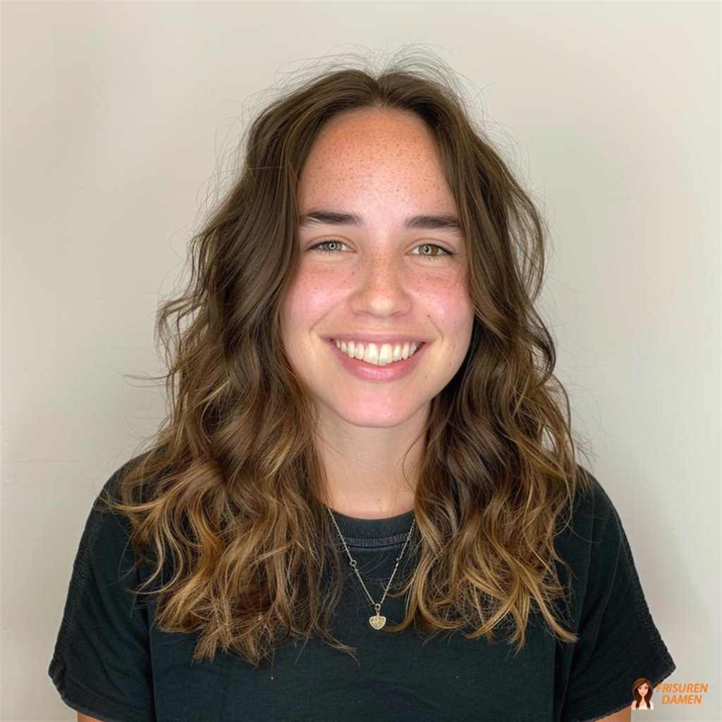 Natürliches Beach-Wave-Look für Frauen ab 30, sanfter Stil mit frischem Effekt