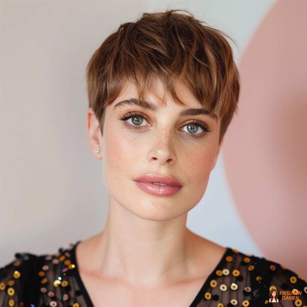 Pixie mit natürlicher Wellenstruktur