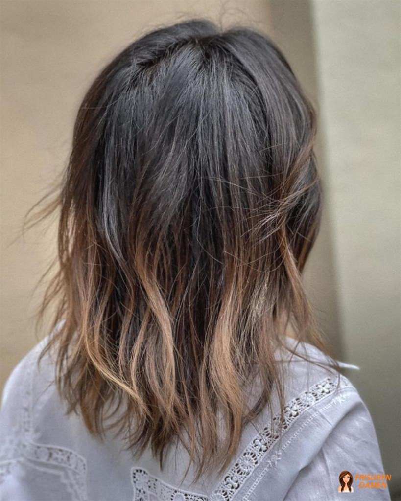 Ombre-Look für mittellanges, dünnes Haar mit mehr Dimension und Volumen